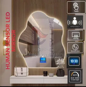 Human Sensor Led Mirror With Bluetooth