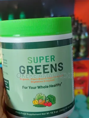 Super Greens Organic Plant Based Super Food With Digestive Enzymes