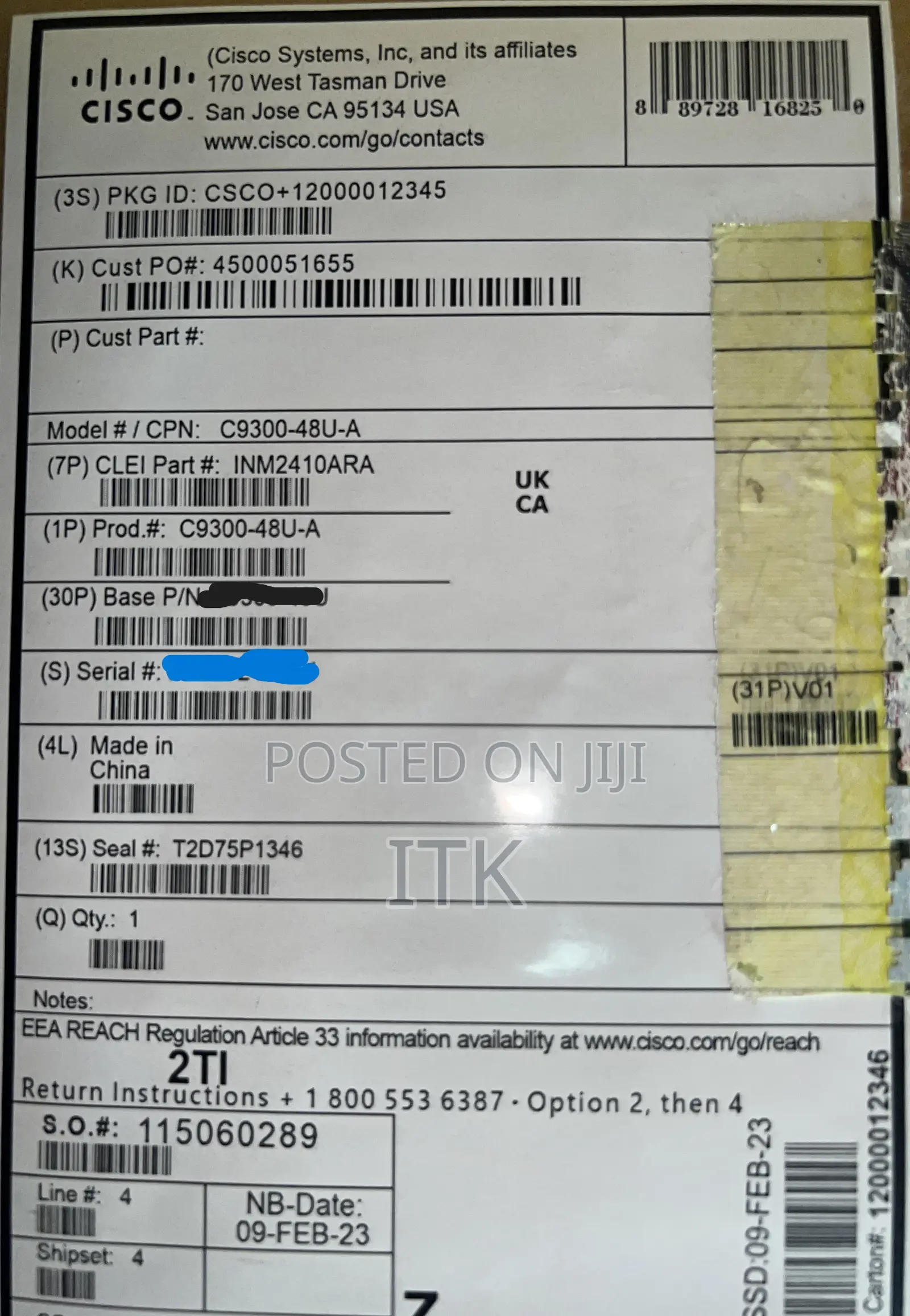 Cisco Catalyst 9300-48u-A
