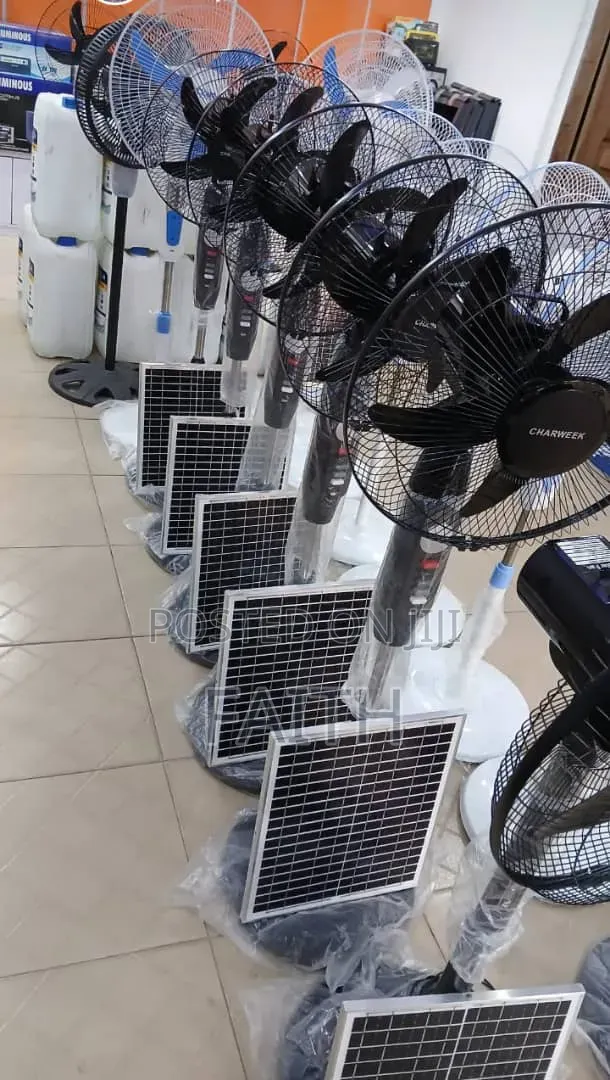 Solar and Rechargeable Fans