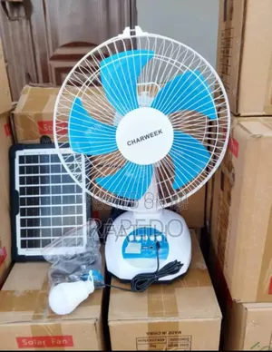 Solar and Rechargeable Fans