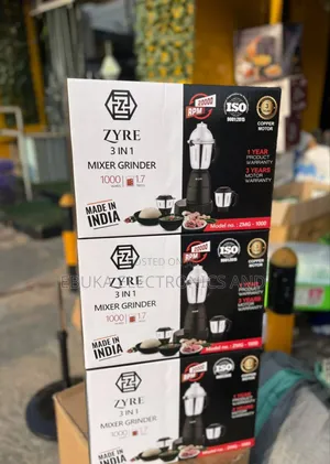 1000w Zyre 3-in-1 Indian Mixer Grinder (Zmg-1000)Is Available Now