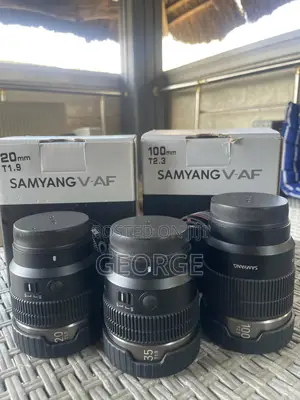 Samyang v-Af 35mm, 20mm ,100mm