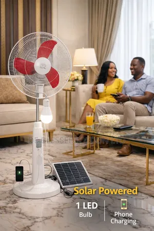 Jougjiu Solar Fan Battery and 18 In