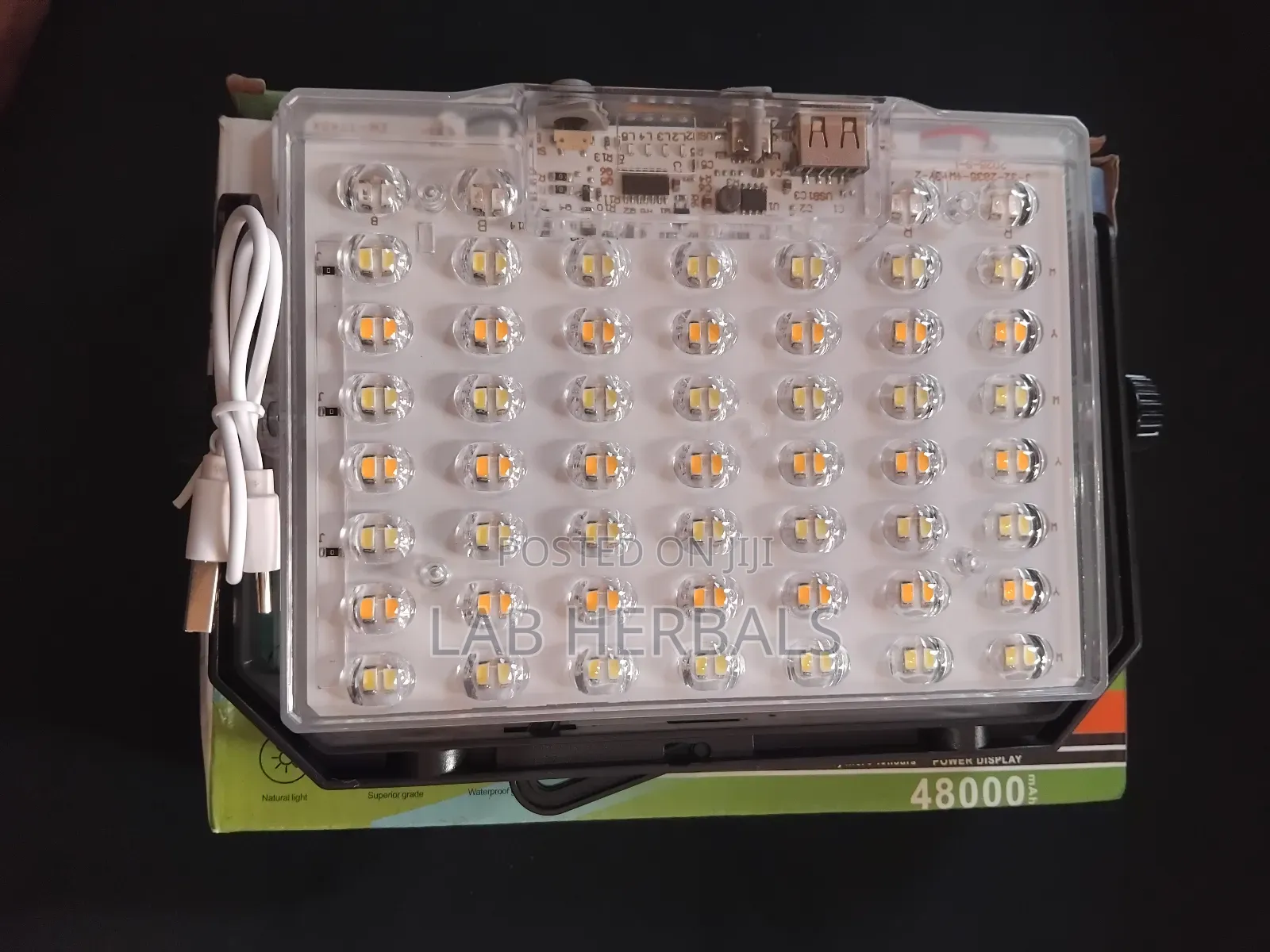 Transparent Rechargeable Solar Led Light