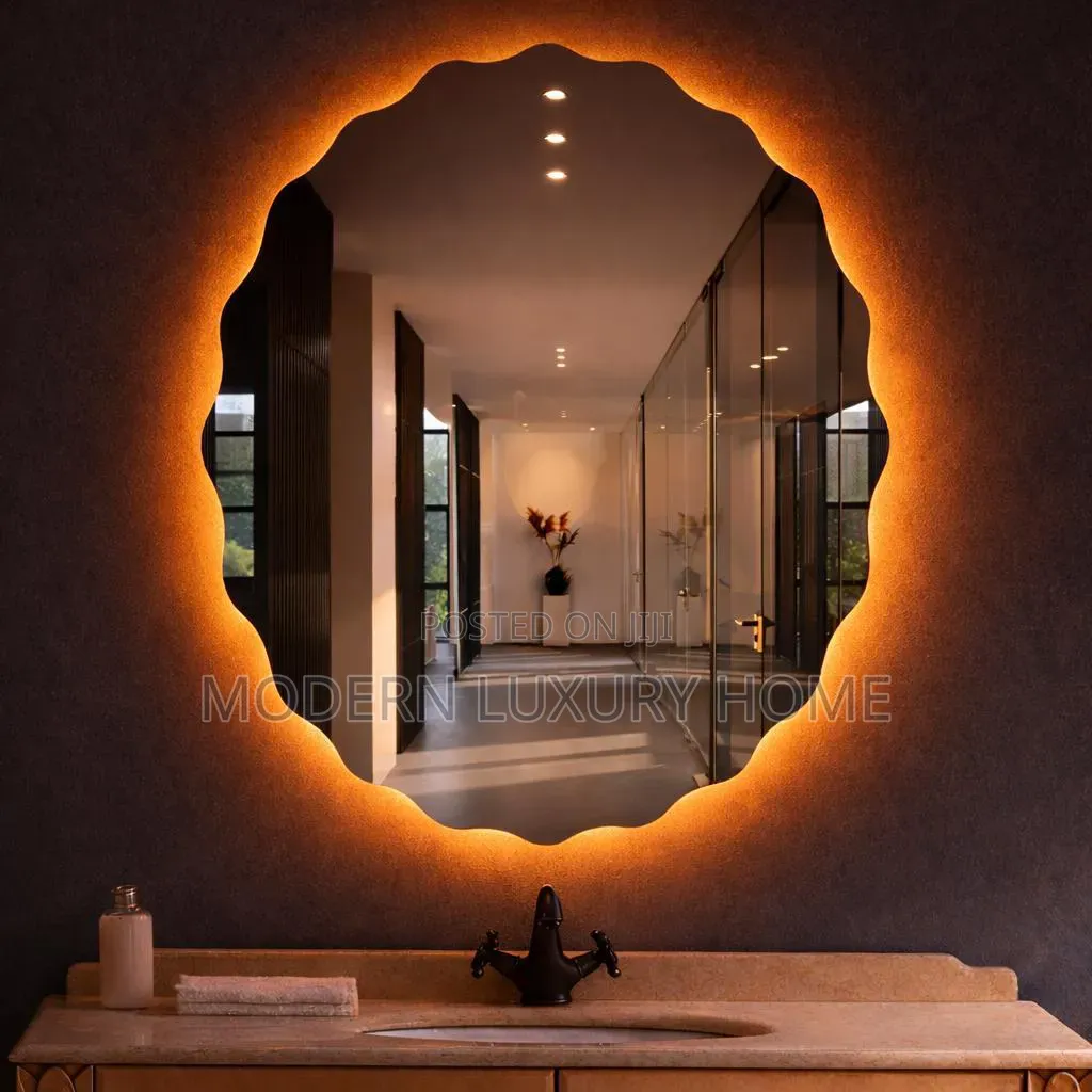 Led Mirror Without Flame