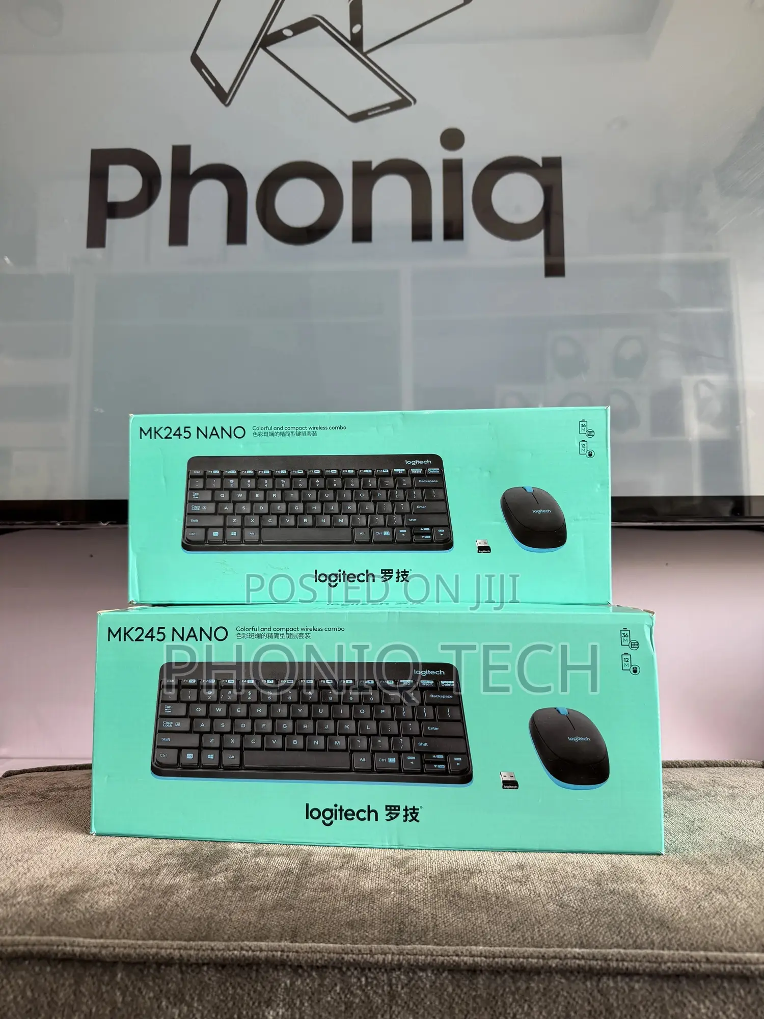 Logitech Mk245 Nano Keyboard and Mouse Combo (Wireless)