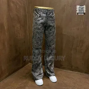 Night Skin Leather Flared Trousers