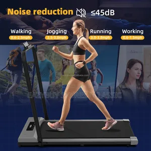 Bluetooth 2 in 1 Treadmill and Walking Pad With Remote Control