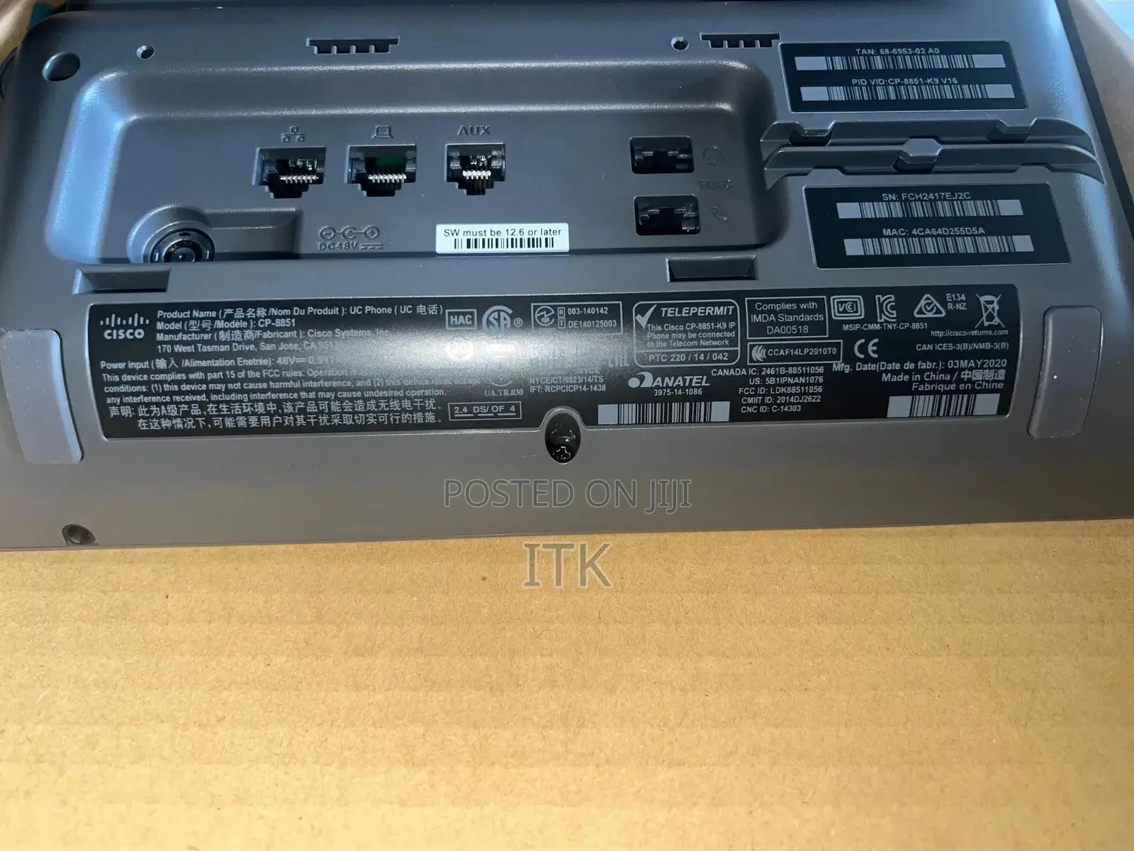 Cisco Cp-8851-