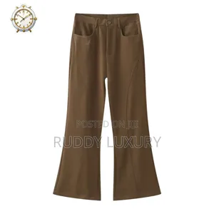 The Mocha Flare Tailored Trousers