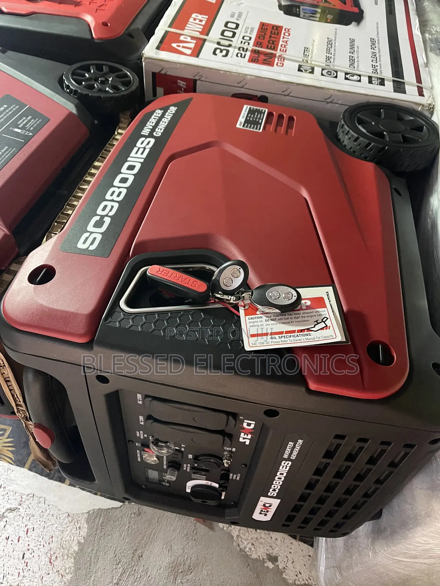 Senci Inverter Generator 9.5kva Zero Petrol Consumption Sample Proof