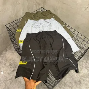 Track Soul — Reflective Striped Shorts