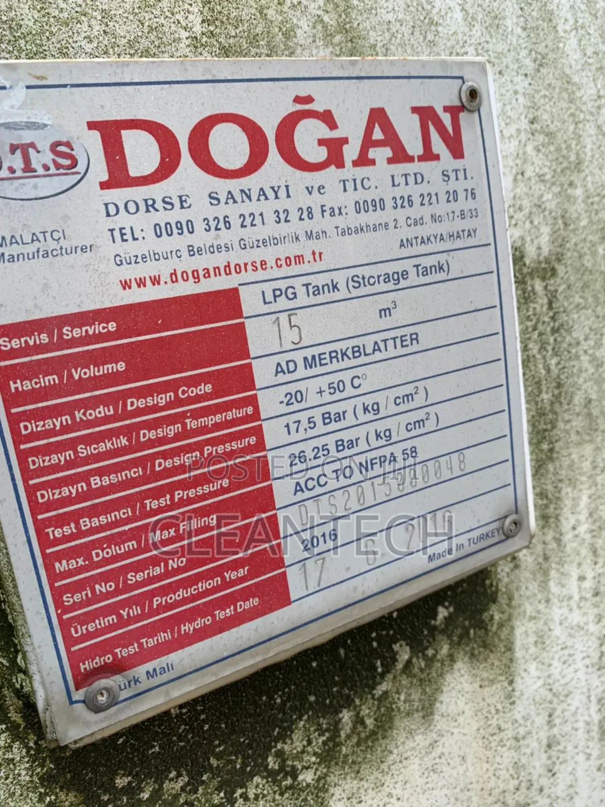 7.5 Tons Lpg Skid