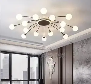 Vintage Ceiling Light Ball Glass Lamp for the Living Room Dining