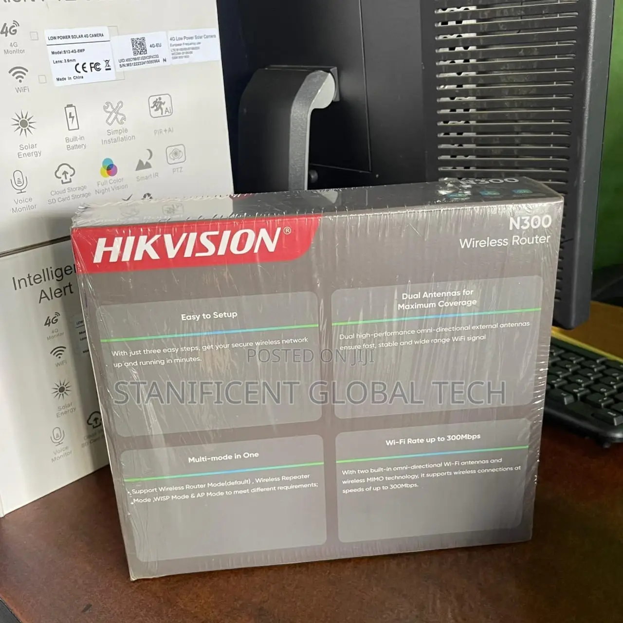 Hikvision 300mbps Wireless Mini Simless Router (Ds-3wr3n)