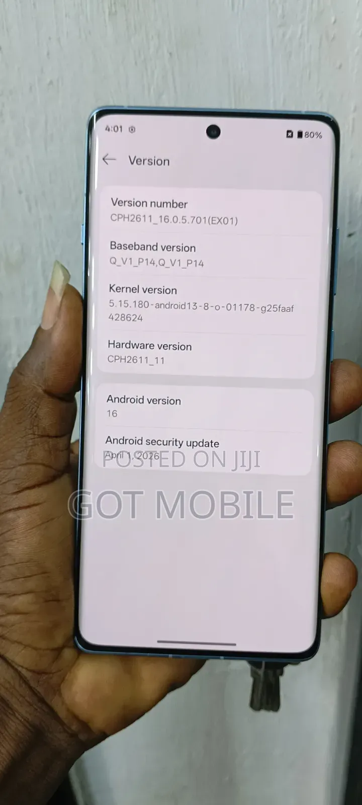 OnePlus 12R 256 GB Blue