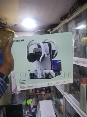 Green Lion Gpx380 Ps5 Cooling Stand Charging Station