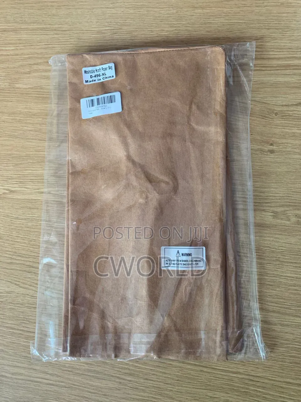 Washable Kraft Paper Bag