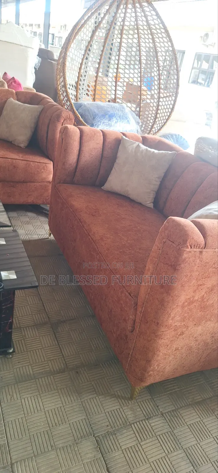 Exotic Fabric Sofa