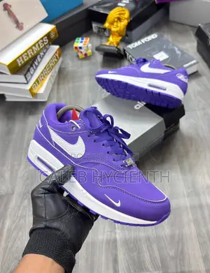 *Nike X Supreme Air Max 1 ‘87 Sp Varsity Purple