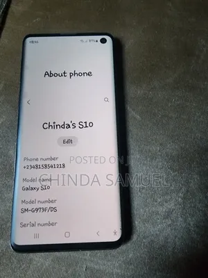 Samsung Galaxy S10 128 GB Black
