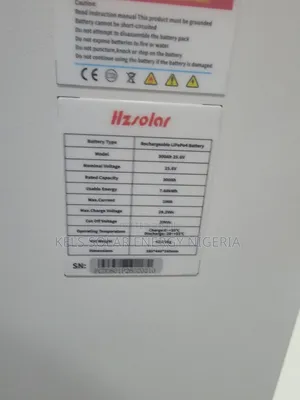 7.6kwh Hzsolar Lithium Battery 24v