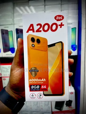 New Itel A200+ 64 GB Black