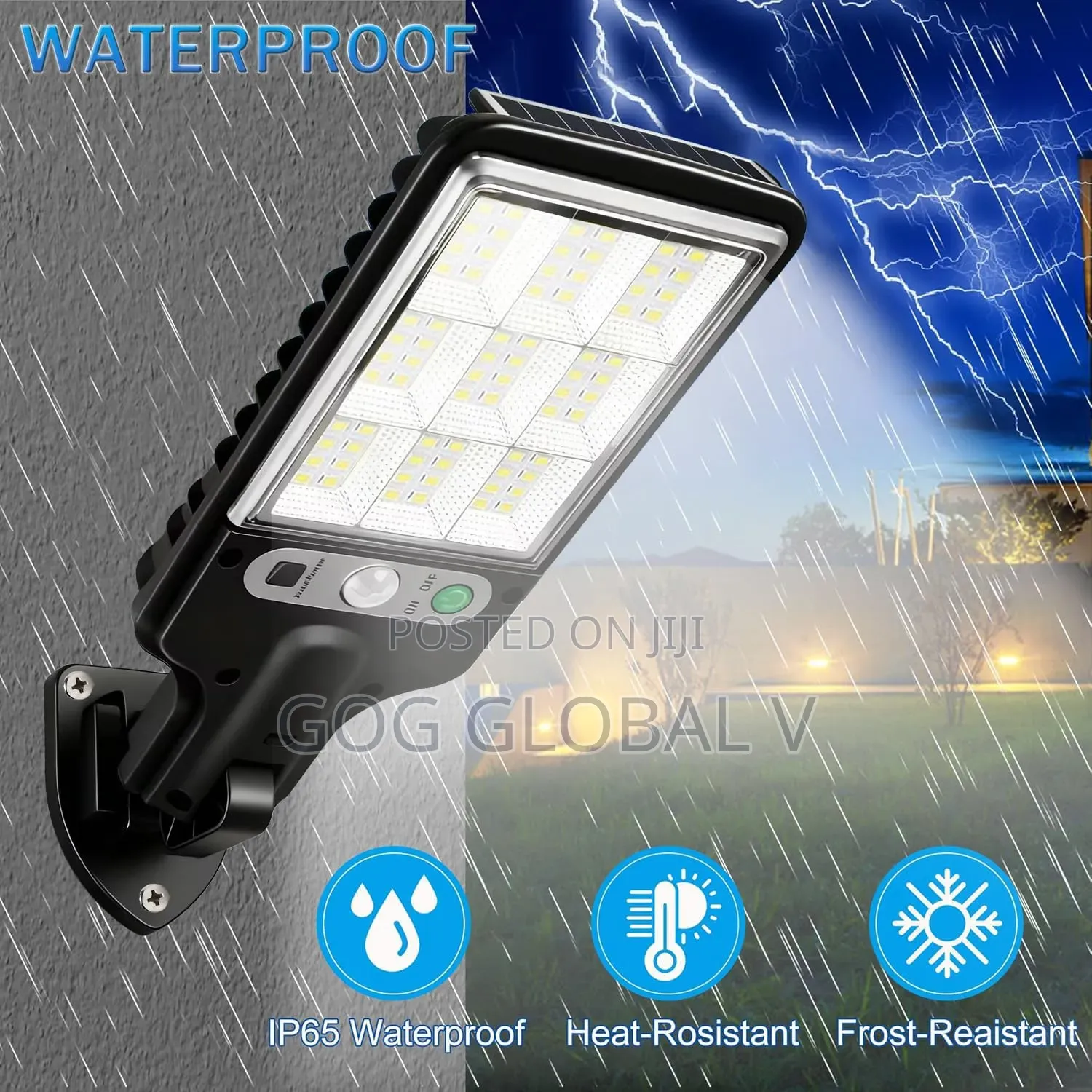 Motion Sensor Outdoor Solar Light