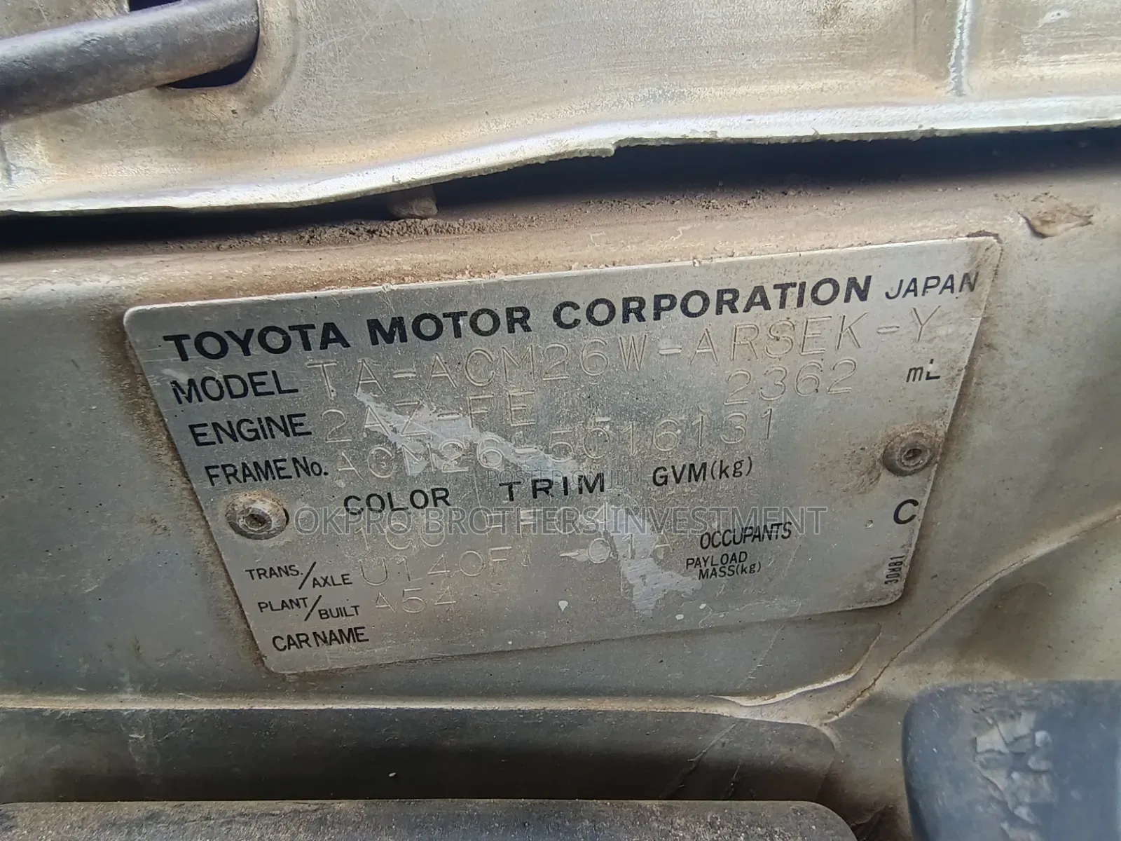 Toyota Ipsum 2001 Silver