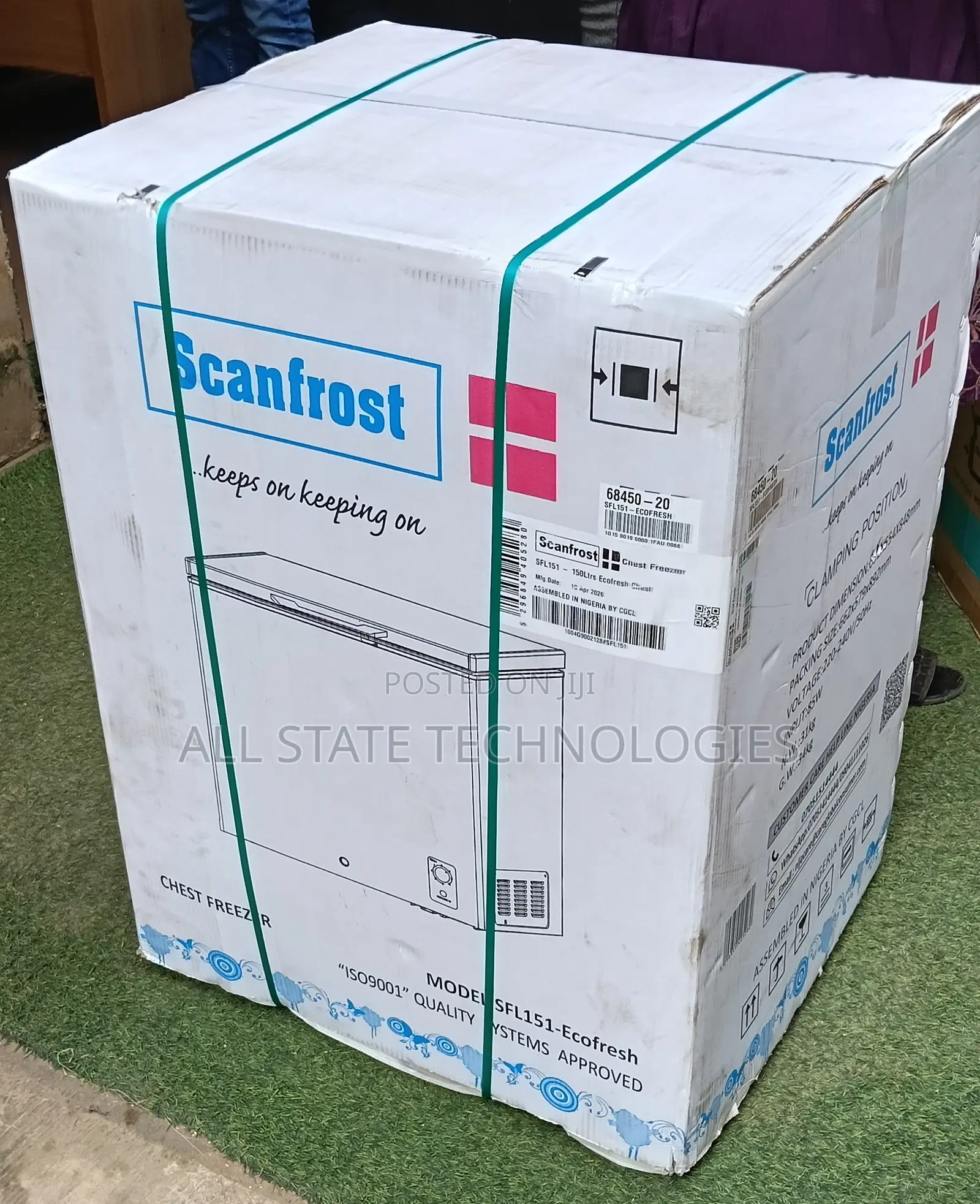 High Quality Scanfrost Sfl151 Ecofresh Freezer for Sale