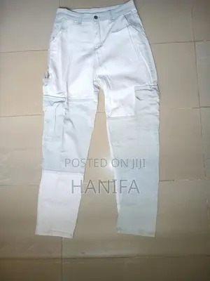 Shein Two-Tone Color-Block Cargo Jeans - High Rise - Size 4 (Fits 29w)