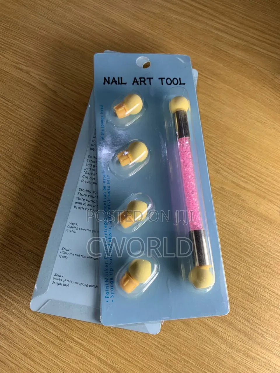 Dual-Ended Nail Art Sponge Tools – 2 Sets