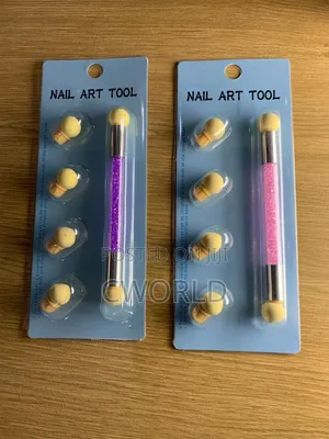 Dual-Ended Nail Art Sponge Tools – 2 Sets