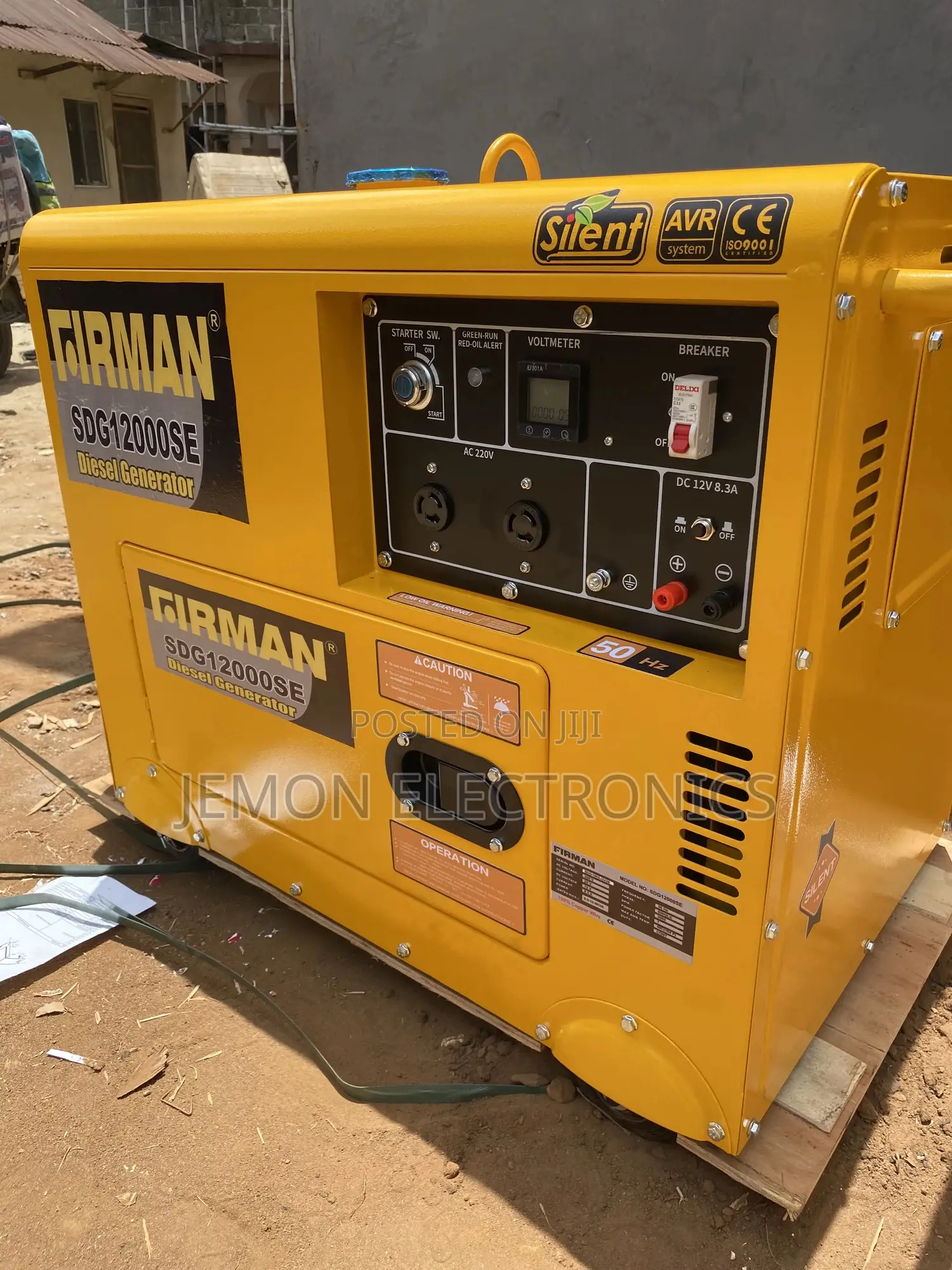 Original Fireman 10kva Diesel Soundproof Generator