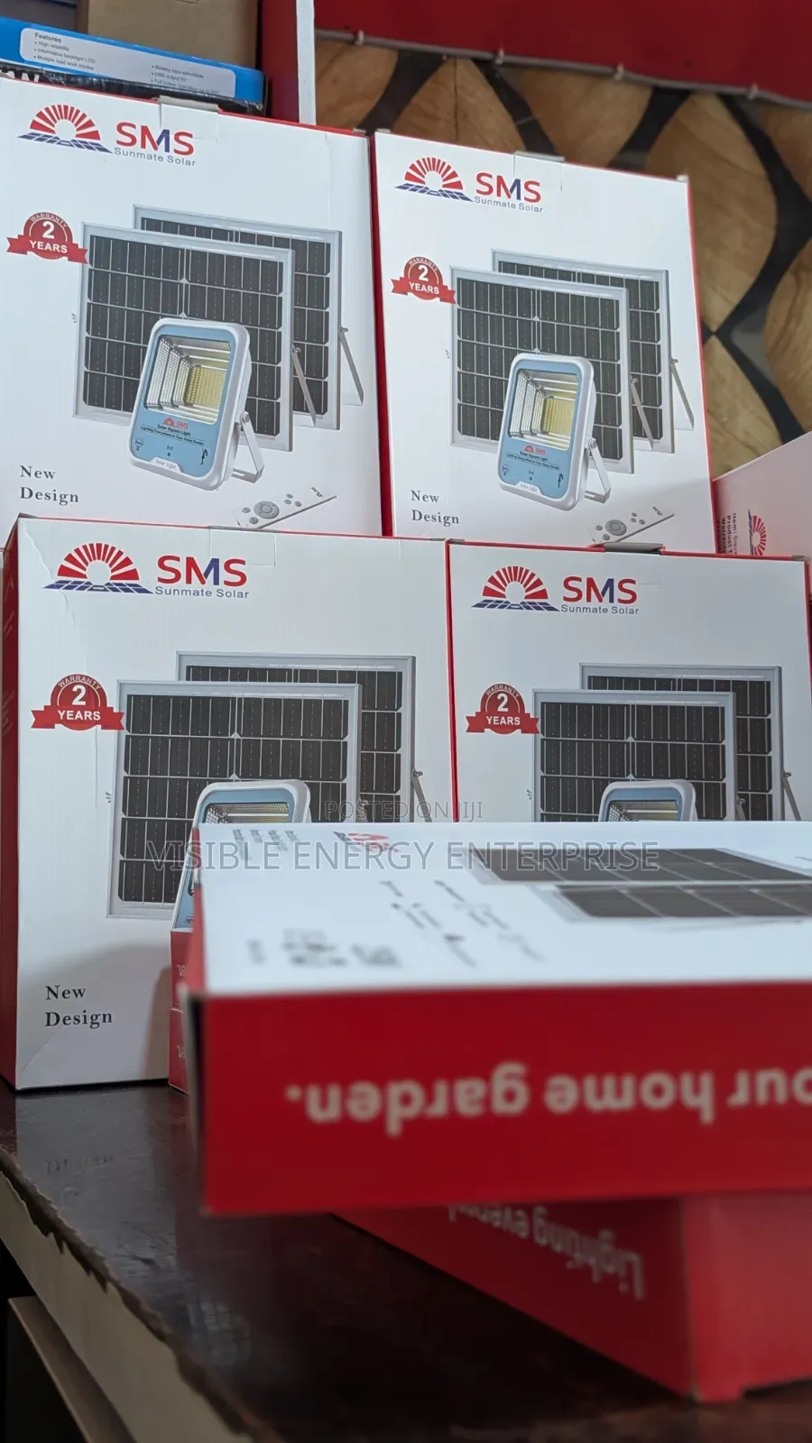 SMS 200w Solar Square Floodlight