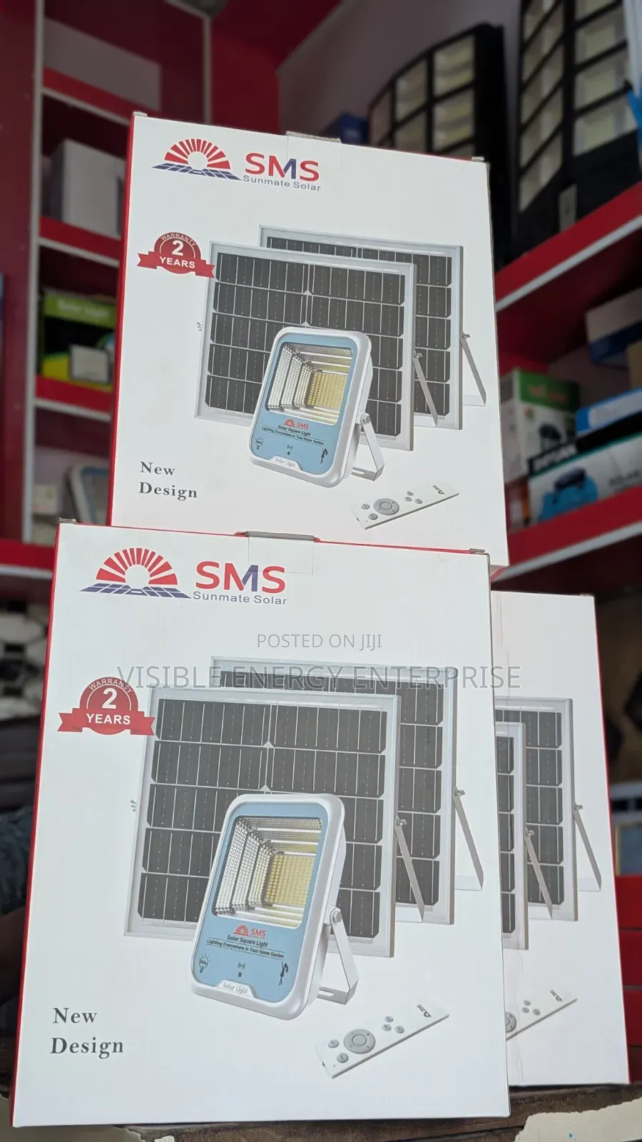 SMS 200w Solar Square Floodlight