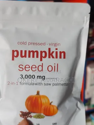 Cold Pressed Pumpkin Seed Oil With Saw Palmetto