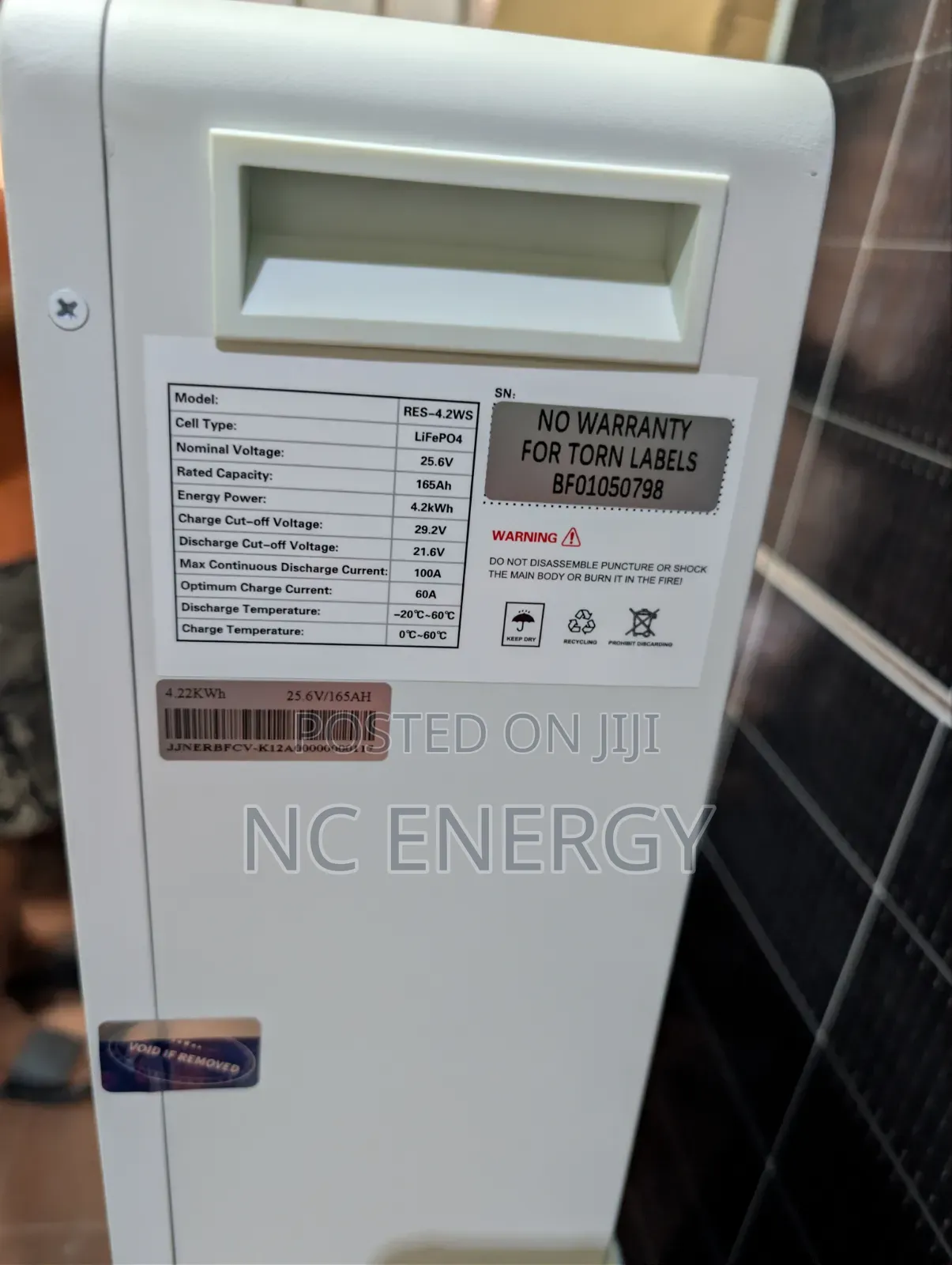 4.2kwh/24v Hyper Life Po4 Battery