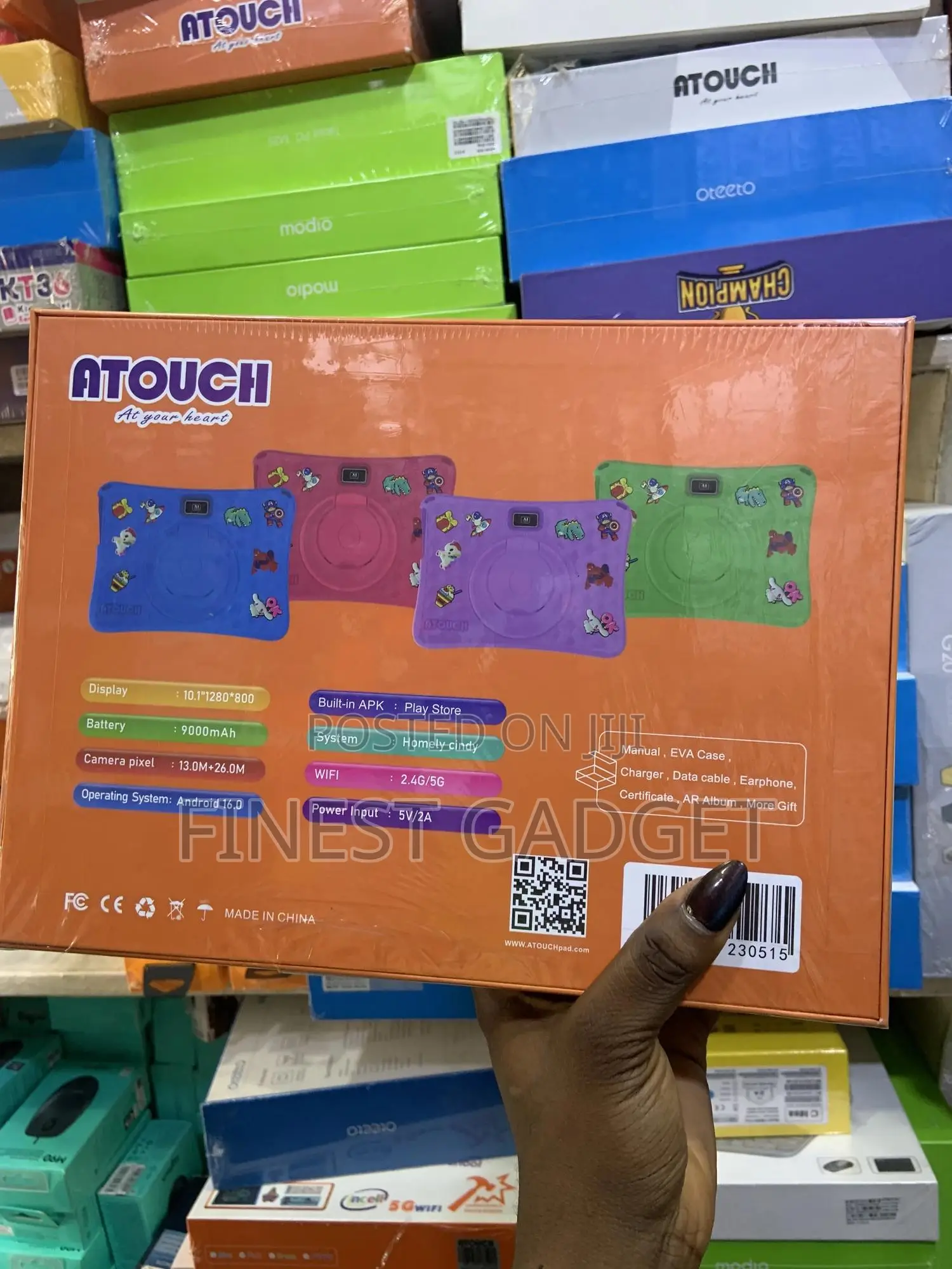 New Atouch KT37 256 GB Pink