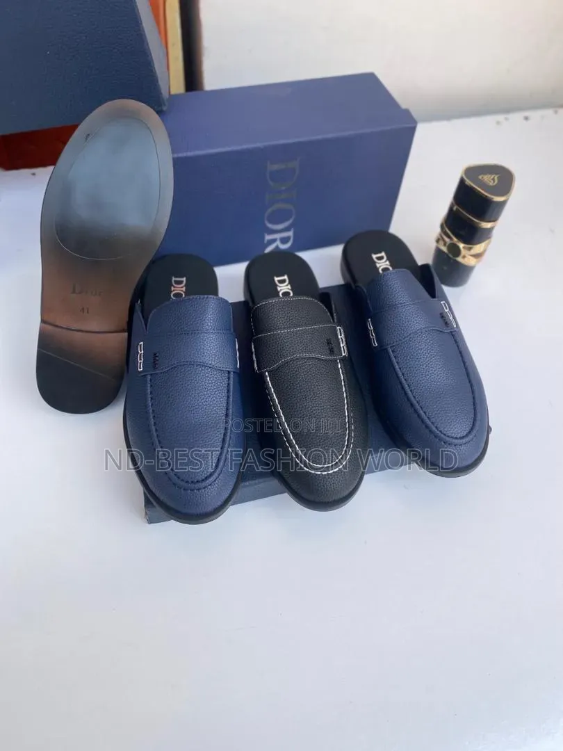 Christian Dior Leather Half Shoe
