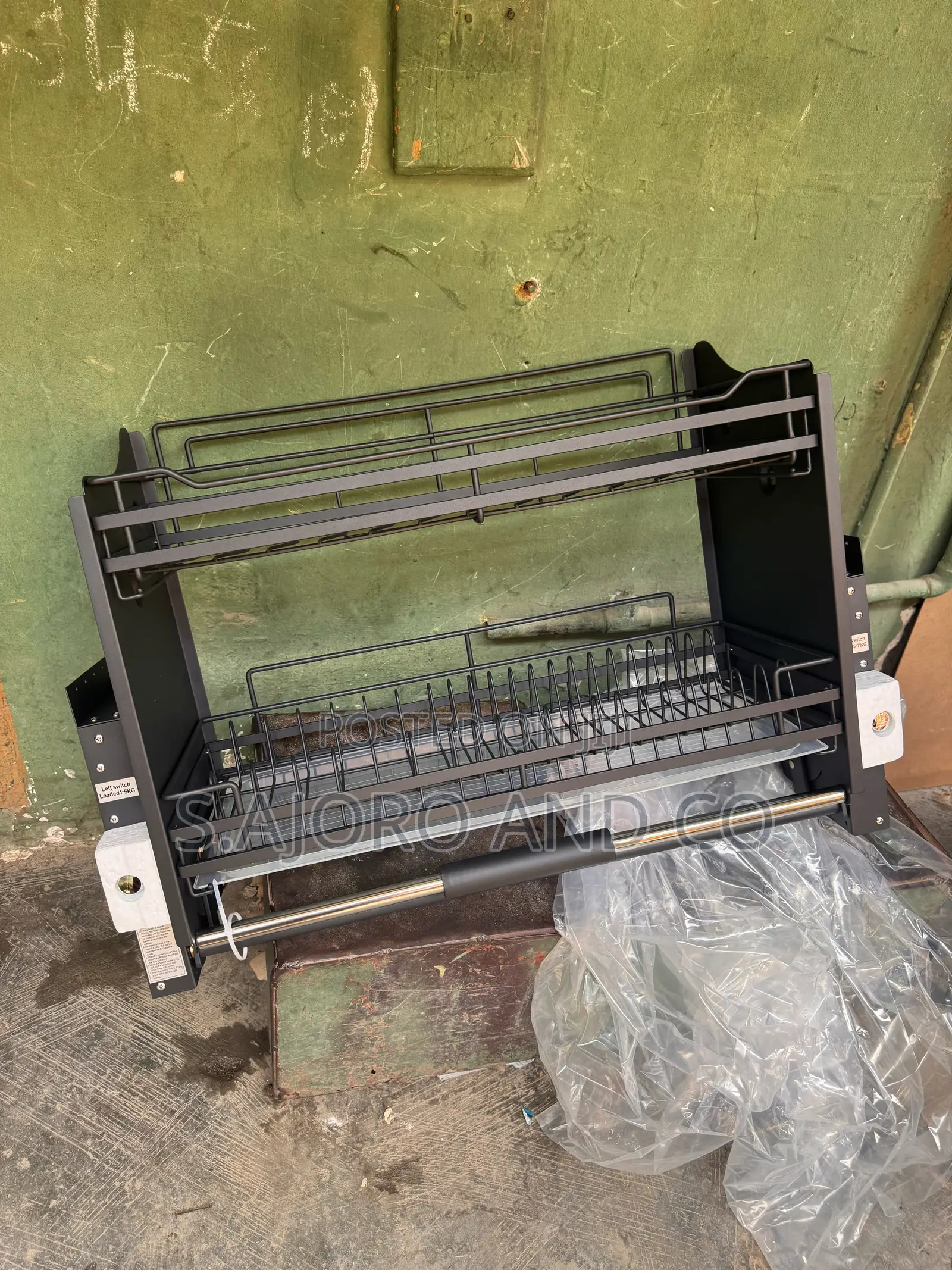 Pull-Down Elevator, Pulldown Cabinet Plate Rack Available in 60cm,80cm