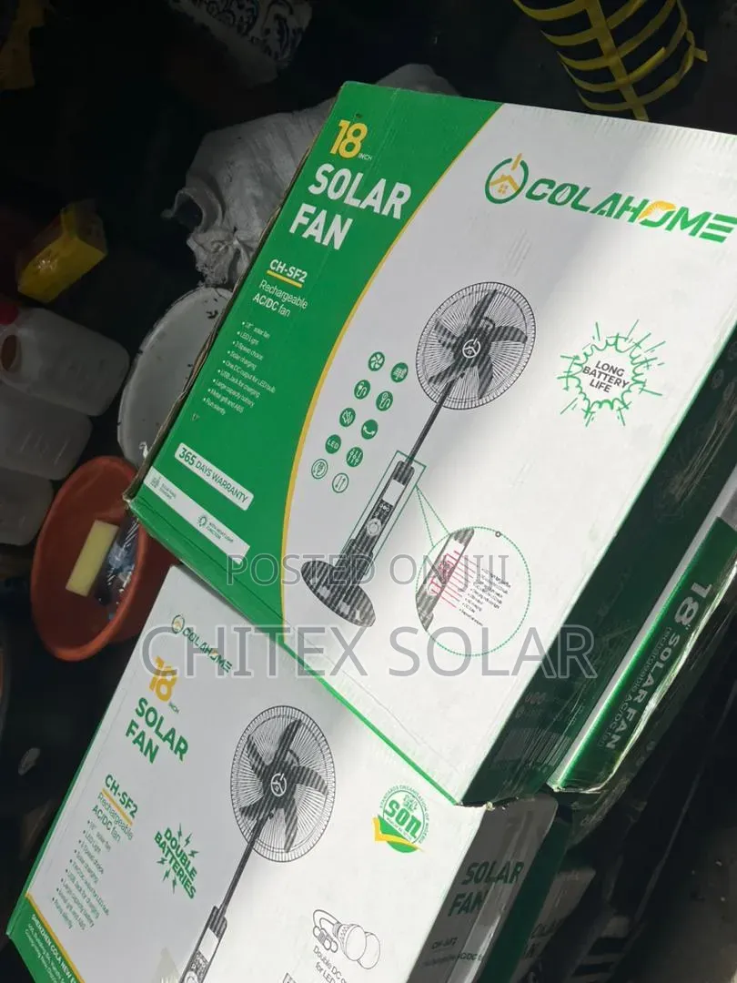 Cola Solar Fan
