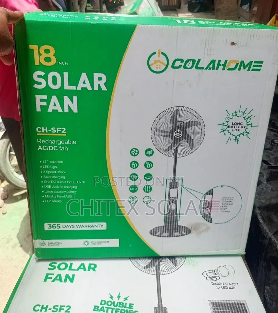 Cola Solar Fan