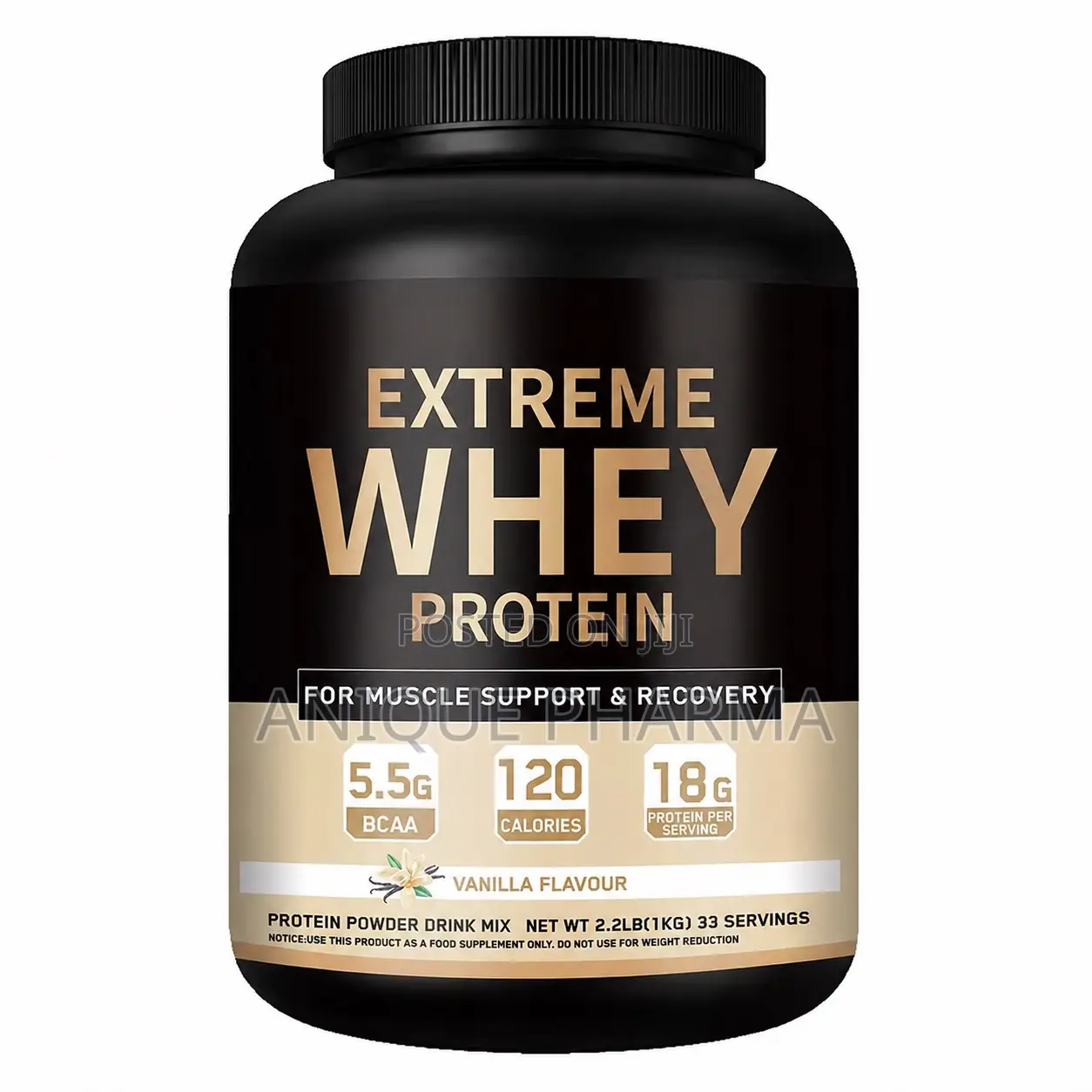 Whey Protein Powder 2.2lbs