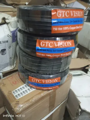 100% Copper Best Quality GTC Vision CCTV Coaxial Cable