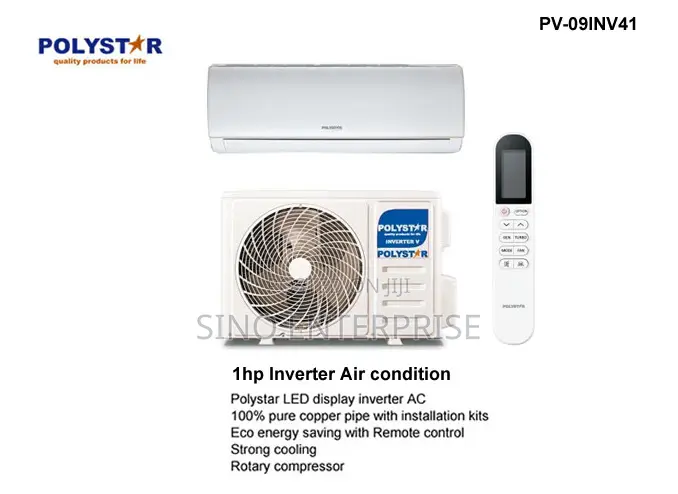 Polystar 1hp Inverter Split Unit Air Conditioner With Free Kit |