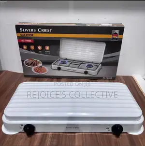 Silver Crest Gas Stove (Black and White Colour)