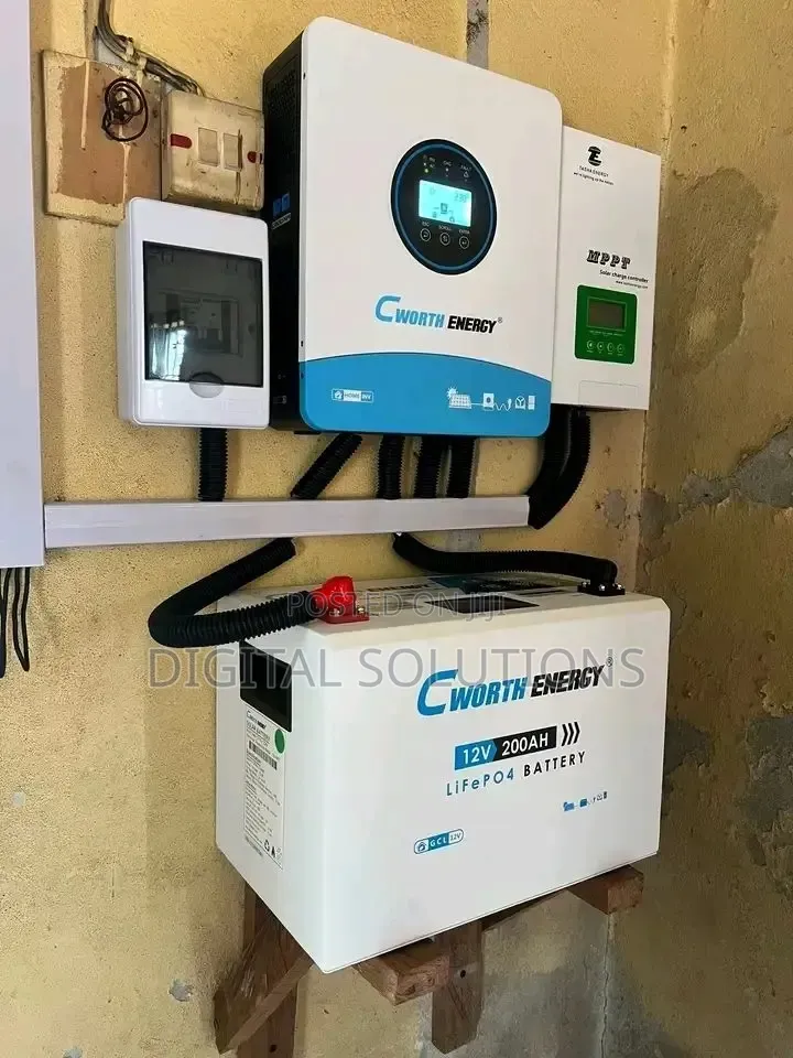 5kva Solar System Installation With Durable Quality Lithium Batteries