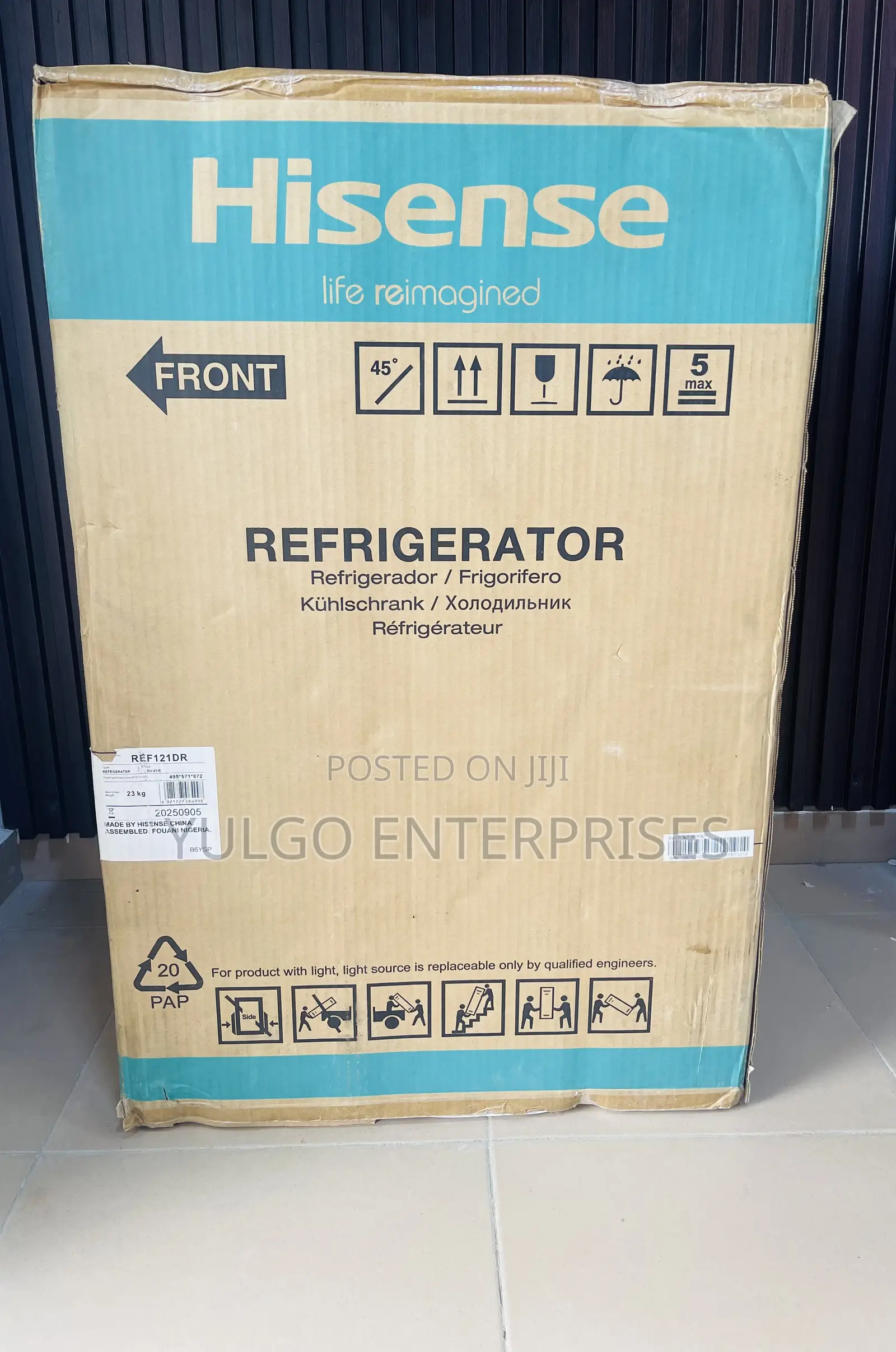 Hisense 121l Refrigerator